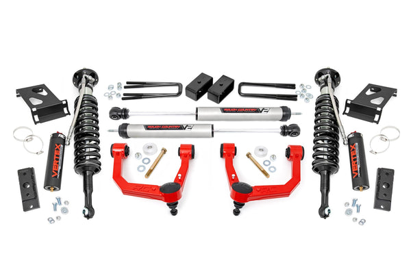 Rough Country - 3.5 Inch Lift Kit - Red UCA - Vertex/V2 - Toyota Tacoma 2WD/4WD (2005-2023)