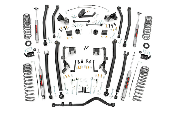 Rough Country - 4 Inch Lift Kit - Long Arm - Jeep Wrangler Unlimited 2WD/4WD (2007-2011)