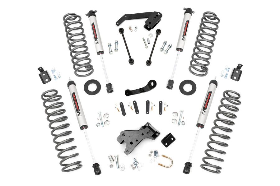 Rough Country - 4 Inch Lift Kit - V2 - Jeep Wrangler Unlimited 2WD/4WD (2007-2018)