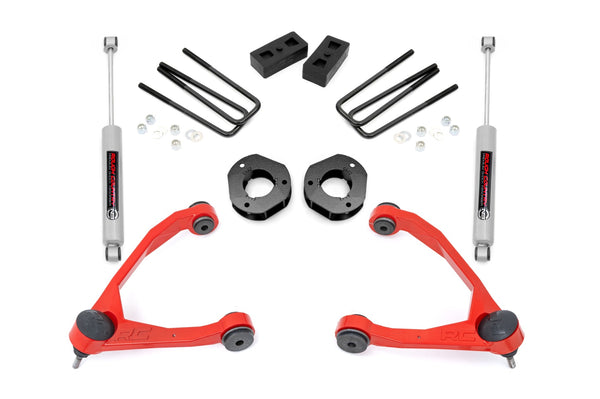 Rough Country - 3.5 In. Lift Kit - Forged UCA - Cast Steel - Chevy/GMC 1500 (07-16)