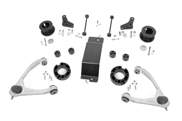 Rough Country - 3.5 Inch Lift Kit - Forged UCA - Chevy Avalanche 2WD/4WD (2007-2013)