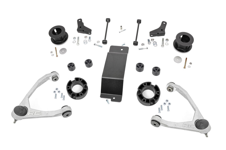Rough Country - 3.5 Inch Lift Kit - Forged UCAs - Chevy/GMC SUV 1500 2WD/4WD (2007-2020)