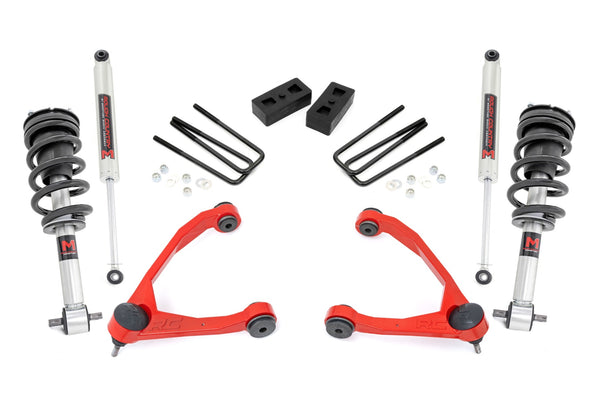 Rough Country - 3.5 Inch Lift Kit - Cast Steel - M1 Strut - - Chevy/GMC 1500 (14-16)
