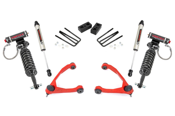 Rough Country - 3.5 In. Lift Kit - Forged UCA - Cast Steel - Vertex/V2 - Chevy/GMC 1500 (07-13)