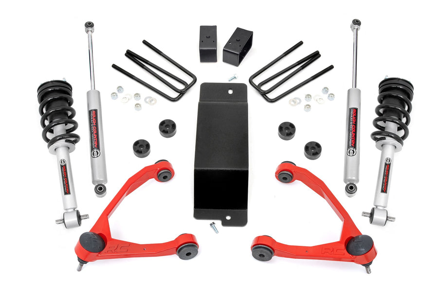 Rough Country - 3.5 Inch Lift Kit - UCA - N3 Struts - Chevy/GMC 1500 (07-13)