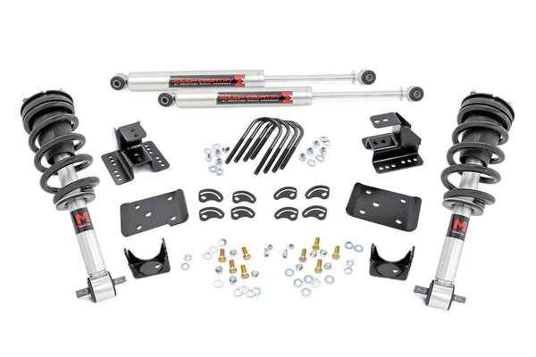 Rough Country - 2 Inch Lowering Kit - 4 Inch Rear Lowering - M1 - Chevy/GMC 1500 (14-18 & Classic)