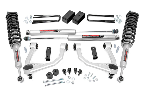 Rough Country - 3.5 Inch Lift Kit - N3 Struts - Toyota Tundra 2WD/4WD (2007-2021)