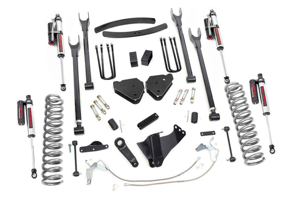 Rough Country - 6 Inch Lift Kit - Diesel - 4 Link - Vertex - Ford F-250/F-350 Super Duty (08-10)