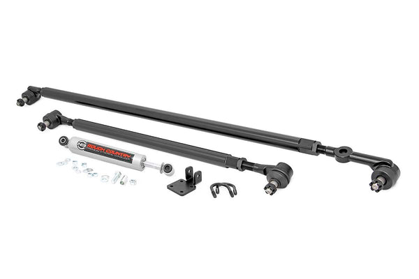 Rough Country - HD Steering Kit - Stabilizer Combo - Jeep Comanche MJ/Wrangler TJ/Wrangler Unlimited