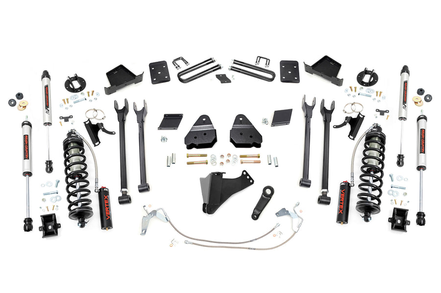 Rough Country - 6 Inch Lift Kit - 4 Link - OVLD - C/O V2 - Ford F-250 Super Duty (15-16)