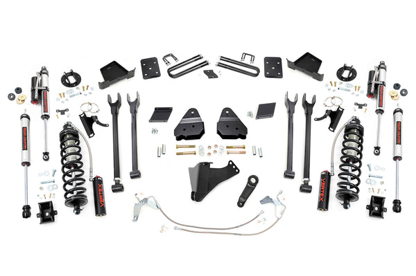 Rough Country - 6 Inch Lift Kit - 4 Link - OVLD - C/O Vertex - Ford F-250 Super Duty (15-16)