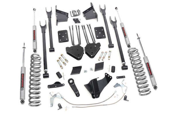Rough Country - 6 Inch Lift Kit - 4-Link - OVLD - Ford F-250 Super Duty 4WD (2011-2014)
