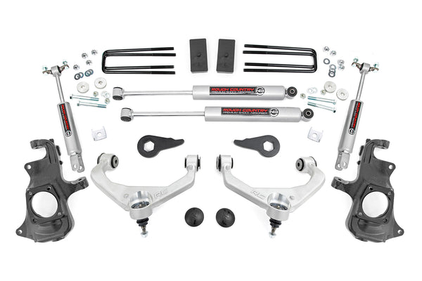 Rough Country - 3.5 Inch Lift Kit - Knuckle - Chevy/GMC 2500HD/3500HD (11-19)
