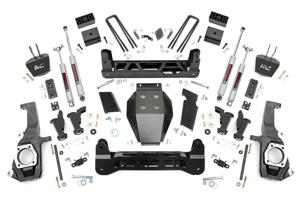 Rough Country - 5 Inch Lift Kit - Torsion Drop - Chevy/GMC 2500HD/3500HD (11-19)