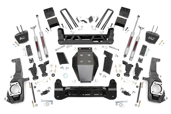 Rough Country - 7.5 Inch Lift Kit - Torsion Drop - Chevy/GMC 2500HD/3500HD (11-19)