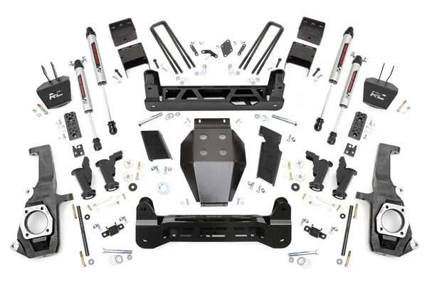 Rough Country - 7.5 Inch Lift Kit - Torsion Drop - V2 - Chevy/GMC 2500HD/3500HD (11-19)