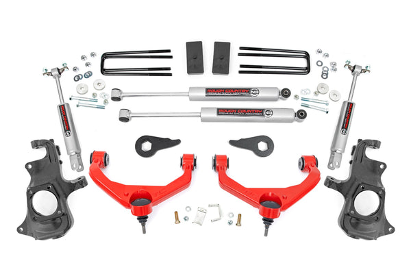 Rough Country - 3.5 Inch Lift Kit - Knuckle - Chevy/GMC 2500HD/3500HD (11-19)