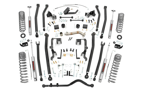Rough Country - 4 Inch Lift Kit - Long Arm - Jeep Wrangler Unlimited 4WD (2012-2018)