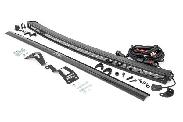 Rough Country - LED Light Kit - Front Mount - 40 In. Black Single Row - Can-Am Commander Max 1000