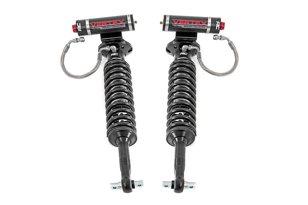 Rough Country - Vertex 2.5 Adjustable Coilovers - Front - 6.5-7.5 In. - Ford F-150 2WD (14-25)