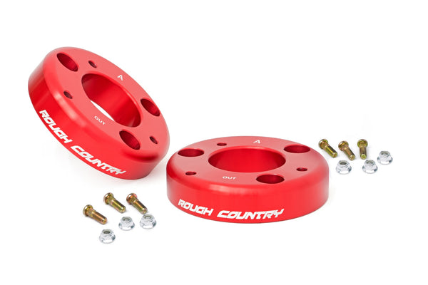 Rough Country - 2 Inch Leveling Kit - Red - Ford F-150 (14-25)/Raptor (19-20)