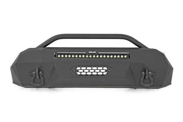 Rough Country - Front Bumper - Hybrid - 20 In. Blk LED - Toyota Tacoma 2WD/4WD (2016-2023)