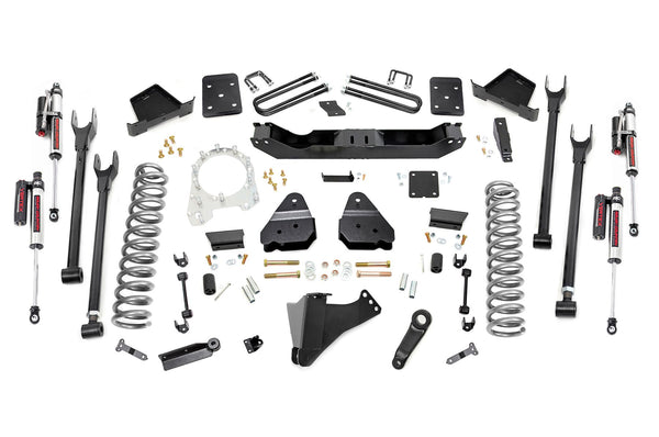 Rough Country - 6 Inch Lift Kit - 4-Link - No OVLD - Vertex - Ford F-250/F-350 Super Duty (17-22)