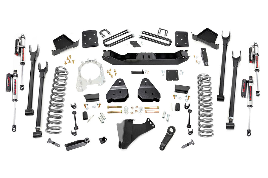 Rough Country - 6 Inch Lift Kit - 4-Link - No OVLD - Vertex - Ford F-250/F-350 Super Duty (17-22)