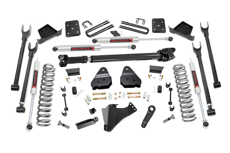 Rough Country - 6 Inch Lift Kit - 4-Link - No OVLD - M1 - Ford F-250/F-350 Super Duty (17-22)