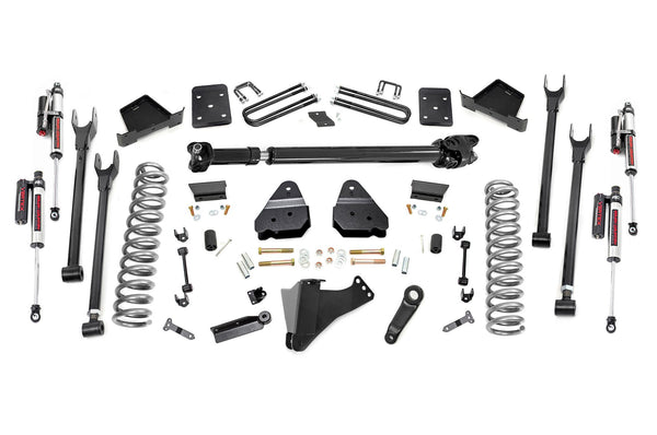 Rough Country - 6 Inch Lift Kit - 4-Link - No OVLD - D/S - Vertex - Ford F-250/F-350 Super Duty (17-22)