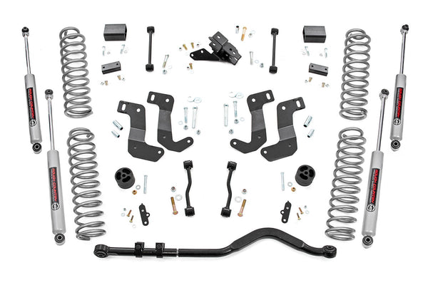 Rough Country - 3.5 Inch Lift Kit - C/A Drop - 4-Door - EcoDiesel - Jeep Wrangler Unlimited JL 4WD (20-23)