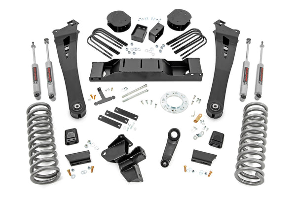 Rough Country - 5 Inch Lift Kit - Diesel - AISIN - Ram 3500 4WD (2019-2024)