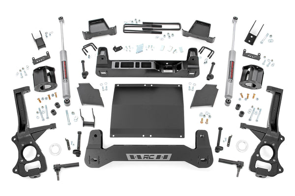 Rough Country - 4 Inch Lift Kit - Diesel - Chevy/GMC Sierra 1500 (19-24)/Silverado 1500 (19-24)
