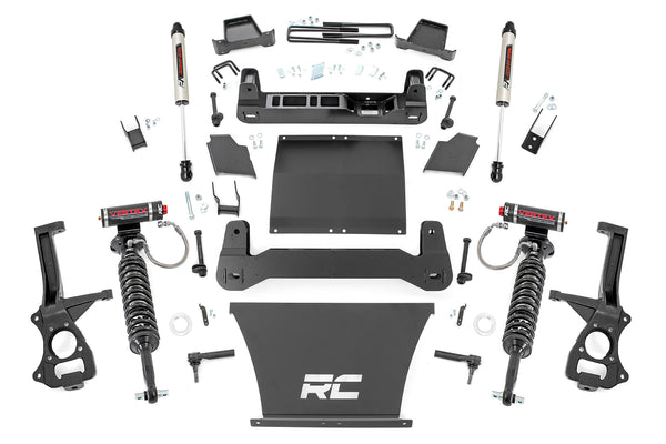 Rough Country - 4 Inch Lift Kit - AT4/Trailboss - Vertex/V2 - Chevy/GMC Sierra 1500 (19-24)/Silverado 1500 (19-24)