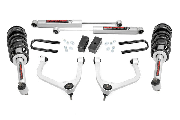 Rough Country - 3.5 Inch Lift Kit - N3 Struts - GMC Sierra 1500 2WD/4WD (2025)