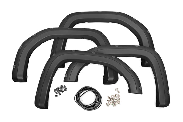 Rough Country - Fender Flares - G6O Pacific Blue - GMC Sierra 1500 2WD/4WD (2019-2025 & Classic)