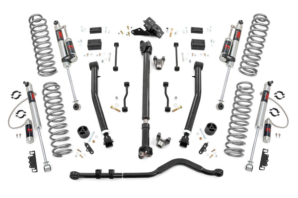 Rough Country - 3.5 Inch Lift Kit - Adj LCA - FR D/S - M1R - Jeep Wrangler JL Rubicon 4WD (18-23)