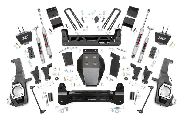 Rough Country - 5 Inch Lift Kit - Torsion Drop - W/ Overloads - Chevy/GMC 2500HD/3500HD (20-25)