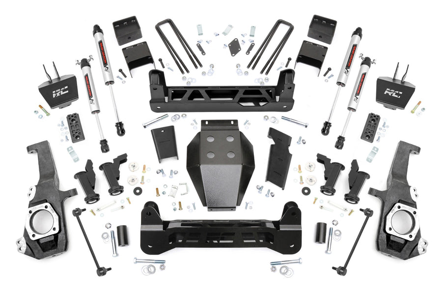 Rough Country - 5 Inch Lift Kit - Torsion Drop - V2 - Chevy/GMC 2500HD/3500HD (20-25)