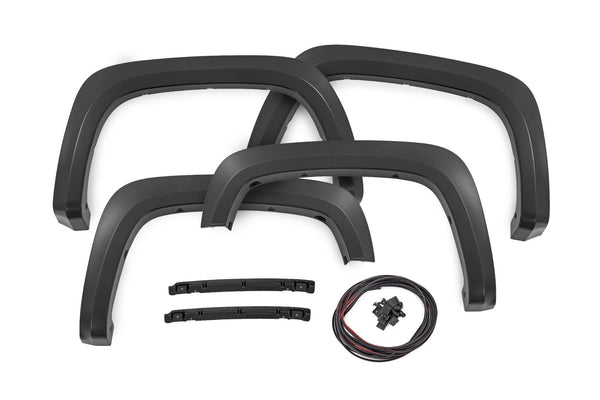 Rough Country - Fender Flares - Sport - GXD Sterling Grey Metallic - Chevy Silverado 2500 HD/3500 HD (20-25)