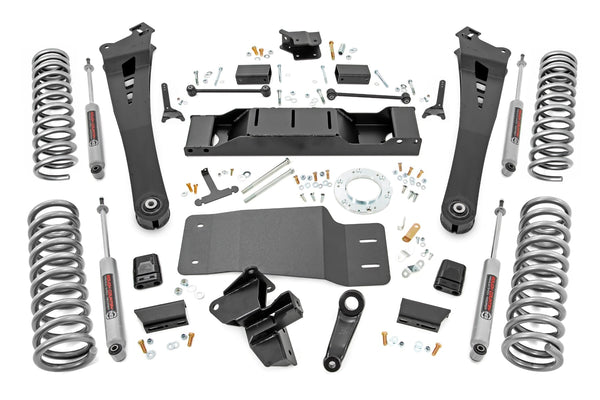 Rough Country - 5 Inch Lift Kit - Dual Rate Coils - Non-AISIN - Ram 2500 4WD (2019-2024)