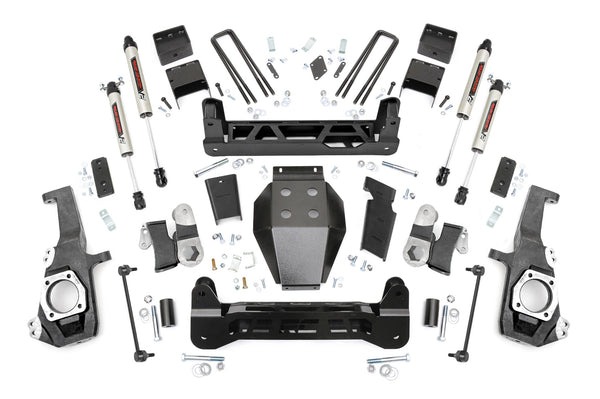 Rough Country - 5 Inch Lift Kit - NTD - V2 - W/ Overloads - Chevy/GMC 2500HD/3500HD (20-25)