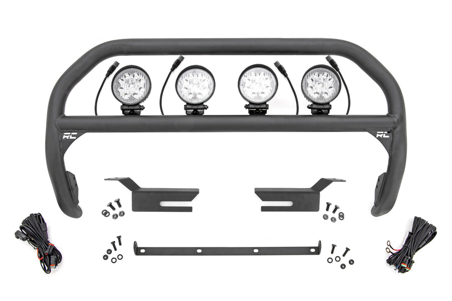 Rough Country - Nudge Bar - 4 Inch Round Led (x4) - Ford Bronco 4WD (2021-2025)