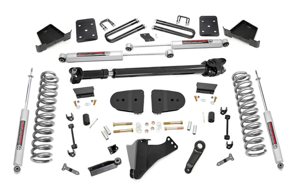 Rough Country - 6 Inch Lift Kit - No OVLDS - D/S - Ford F-250/F-350 Super Duty 4WD (23-25)