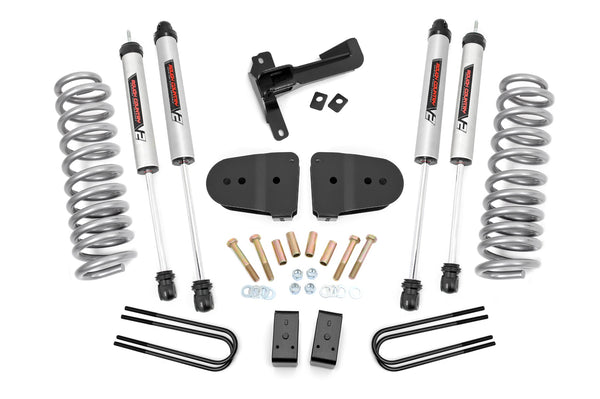 Rough Country - 3 Inch Lift Kit - V2 - Front Diesel Coils - Ford F-250 Super Duty 4WD (23-24)