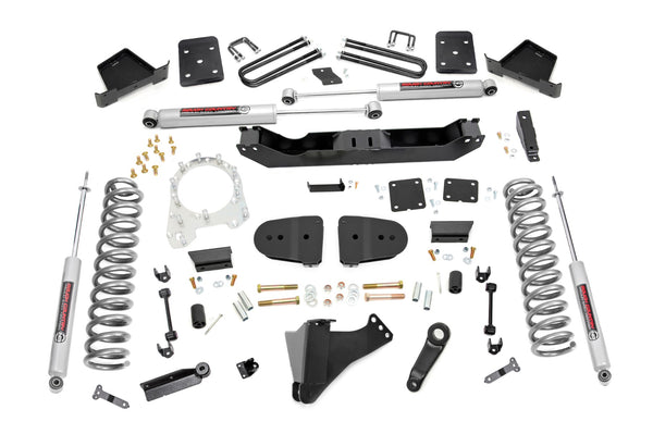 Rough Country - 6 Inch Lift Kit - Diesel - No OVLD - Ford F-250/F-350 Super Duty 4WD (23-25)
