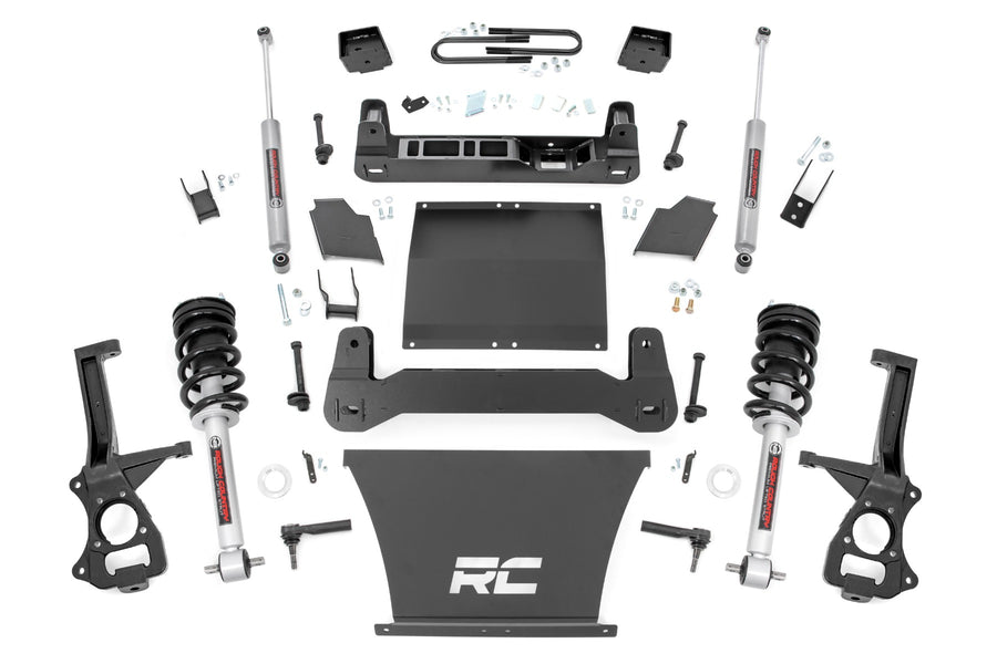 Rough Country - 6 Inch Lift Kit - Mono Leaf Rear - N3 Struts - Chevy Silverado 1500 (2025)