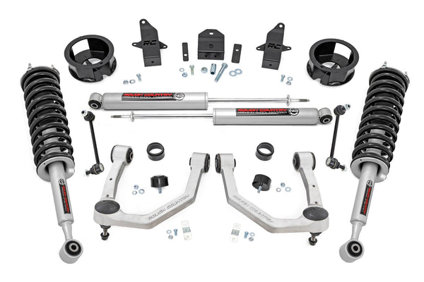 Rough Country - 3.5 Inch Lift Kit - N3 - Toyota Land Cruiser 4WD (2024-2025) - 72631
