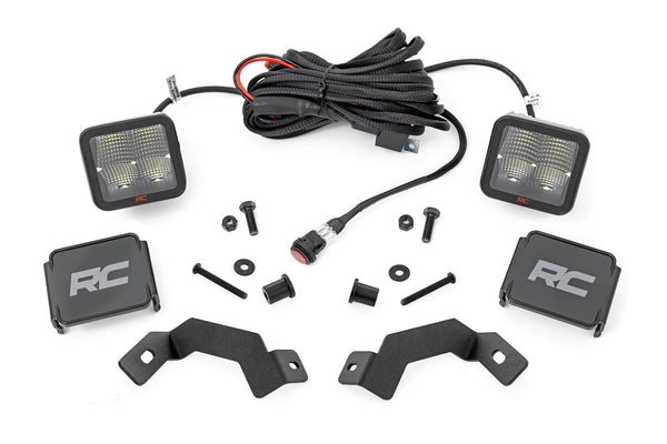 Rough Country - LED Light Kit - Ditch Mount - 2 In. Spectrum Pair - Spot - Toyota Land Cruiser (24-25)