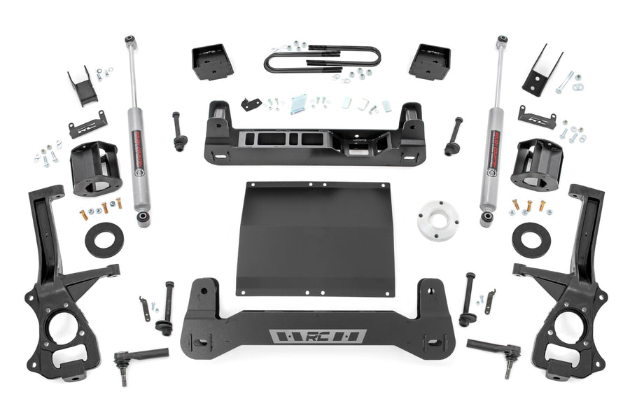 Rough Country - 6 Inch Lift Kit - Mono Leaf Rear - Diesel - Chevy Silverado 1500 2WD (25-26) - 111630D